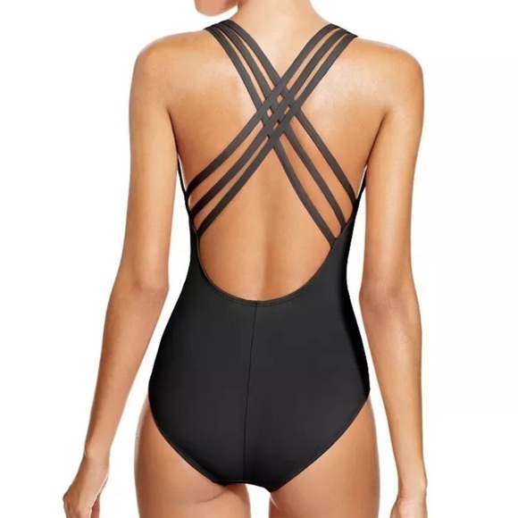 LA BLANCA Cross Back One-Piece Swimsuit - Picture 2 of 8